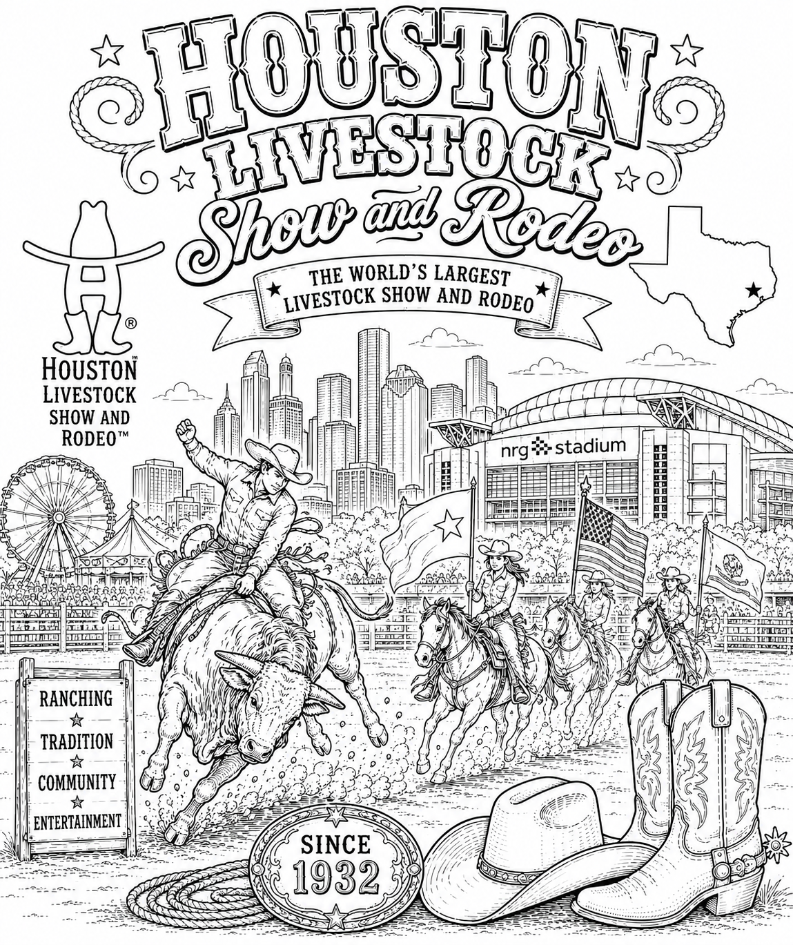 Barrel Racers, Can Chasers, Turn and Burner: Adult Coloring Book for Rodeo Girls, Barrel Racers & Western Humor Fans (Saddle Up Western Cowboys and Cowgirls Coloring)