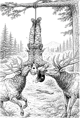 What the Elk... Are We Coloring: Because Elk Camp Never Goes as Planned – A Humorous Hunting Camp Coloring Book for Men