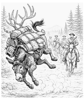 What the Elk... Are We Coloring: Because Elk Camp Never Goes as Planned – A Humorous Hunting Camp Coloring Book for Men
